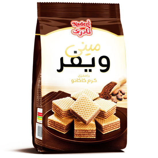 تصویر از نادری مینی ویفر کاکائویی 80گ