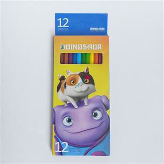 تصویر از دایناسور مداد رنگی 12 رنگ