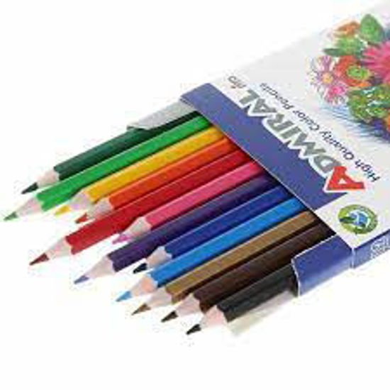 تصویر از آدمیرال مداد رنگی 12 رنگ