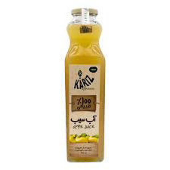 تصویر از کاریز آبمیوه سیب شیشه ای 750م