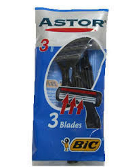 تصویر از بیک آستور تیغ سه لبه پوستهای حساس 3 ع