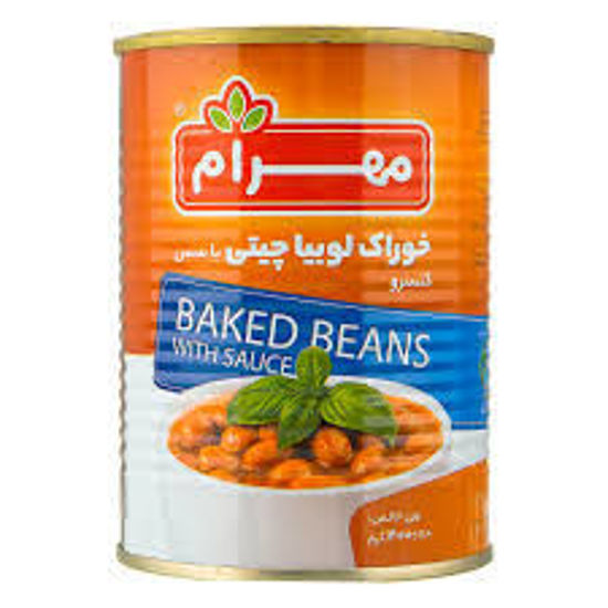 تصویر از مهرام کنسرو لوبیا چیتی 400 گ