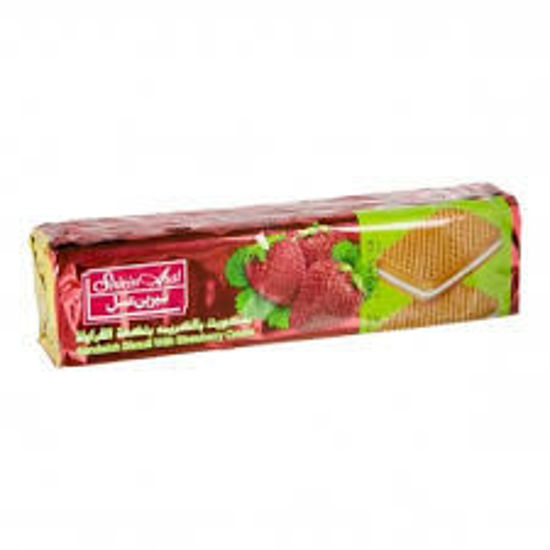 تصویر از ش ع بیسکویت کرمدار توت فرنگی 120گ