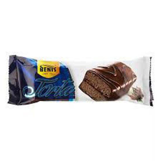 تصویر از بنیس کیک لایه ای تورتو با روکش کاکائو 70 گ