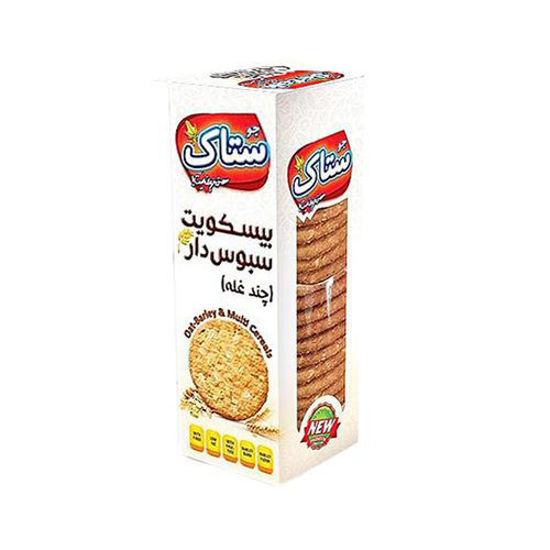 تصویر از ستاک بیسکوییت سبوس دار چند غله400گ