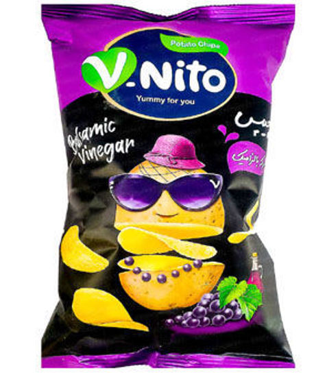 تصویر از وی نیتو چیپس سرکه بالزامیک 105گ