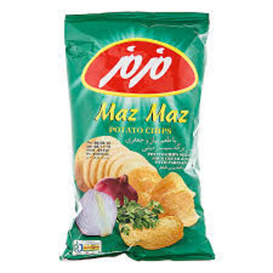 تصویر از مزمز چیپس پیاز جعفری 60گ