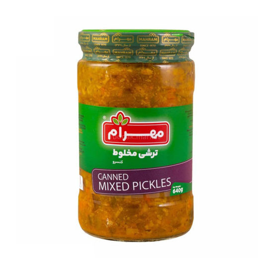 تصویر از مهرام ترشی مخلوط شیشه 640گ