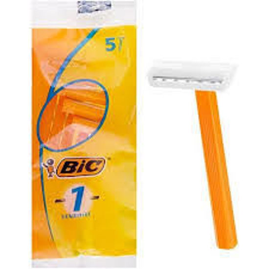 تصویر از بیک ژیلت یک تیغه نرمال پوستهای معمولی 5 ع سلفونی