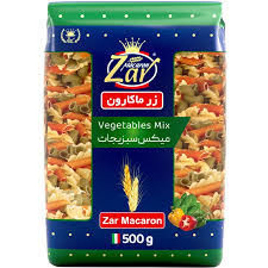 تصویر از زر ماکارونی فرمی مخلوط سبزیجات 500گ