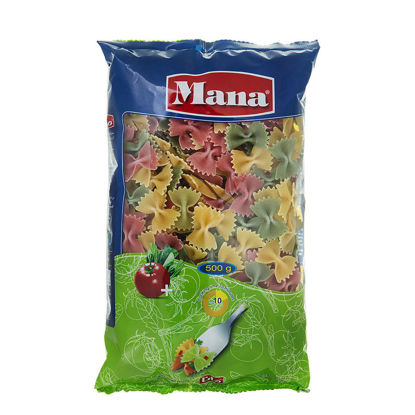 تصویر از مانا ماکارونی پروانه سبزیجات 500گ