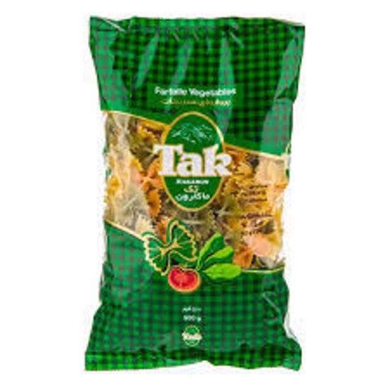 تصویر از تک ماکارونی پروانه ای سبزیجات 500گ