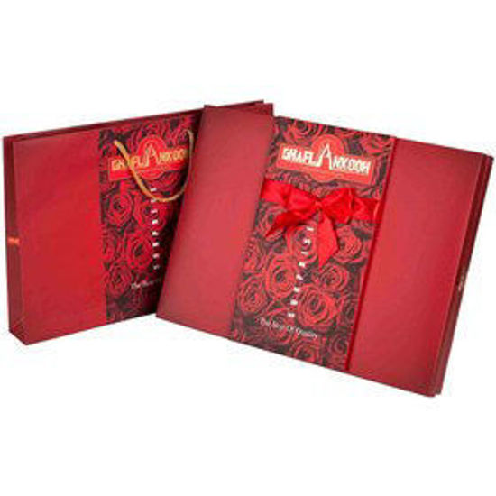 تصویر از قافلانکوه شکلات کادویی طرح رز 230گ