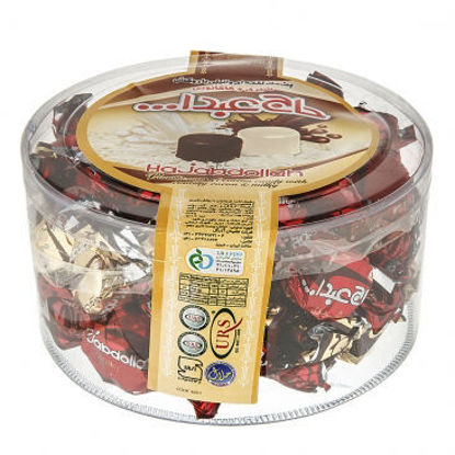 تصویر از حاج عبدا... پشمک لقمه شیری شکلاتی طلقی 500گ