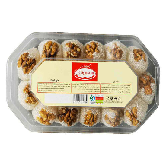 تصویر از آچاچی باسلق گردویی صدفی 620گ