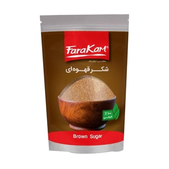 تصویر از فراکام شکر قهوه ای نوین 500گ