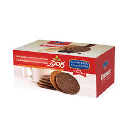 تصویر از کامور بیسکویت سبوس دار کاکائو بدون قند 220گ