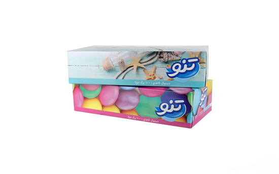 تصویر از تنو دستمال کاغذی 100ب دولا