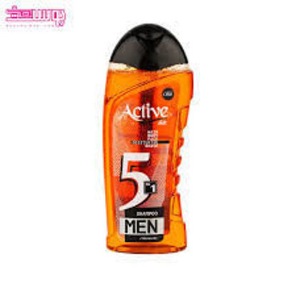 تصویر از اکتیو شامپو سر و بدن آقایان 5 در 1 نرم کننده 400گ
