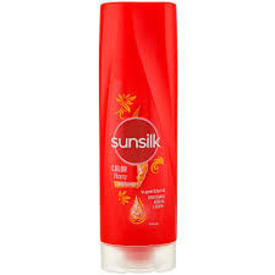 تصویر از سان سیلک شامپو نرم کننده موهای رنگ شده 350م