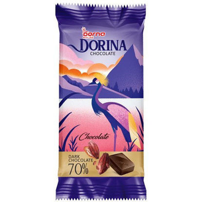 تصویر از درنا شکلات تبلتی تلخ 70درصد 80گ