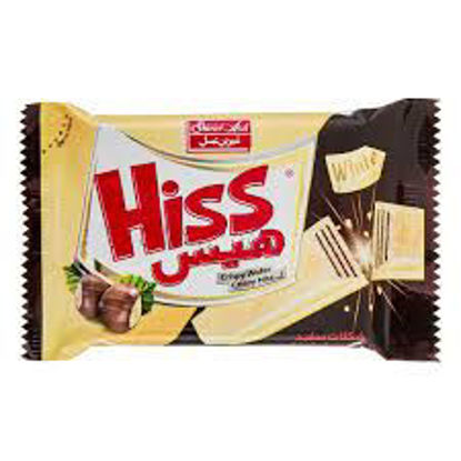 تصویر از ش ع هیس شکلات سفید مغزدار رایس کریسپی 45گ