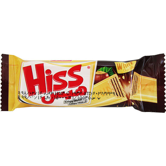 تصویر از ش ع هیس ویفر شکلات سفید 21گ