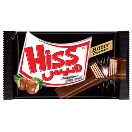 تصویر از ش ع هیس شکلات بیتر مغزدار 42گ