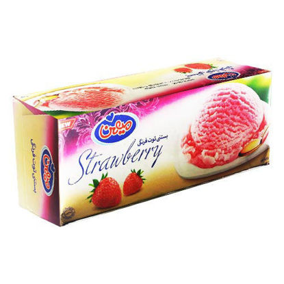 تصویر از میهن بستنی توت فرنگی 1ل