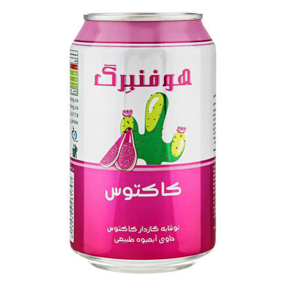 تصویر از هوفنبرگ نوشابه گازدار کاکتوس قوطی 330م