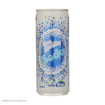 تصویر از واتا اسپارکلینگ سودا قوطی فلزی250م