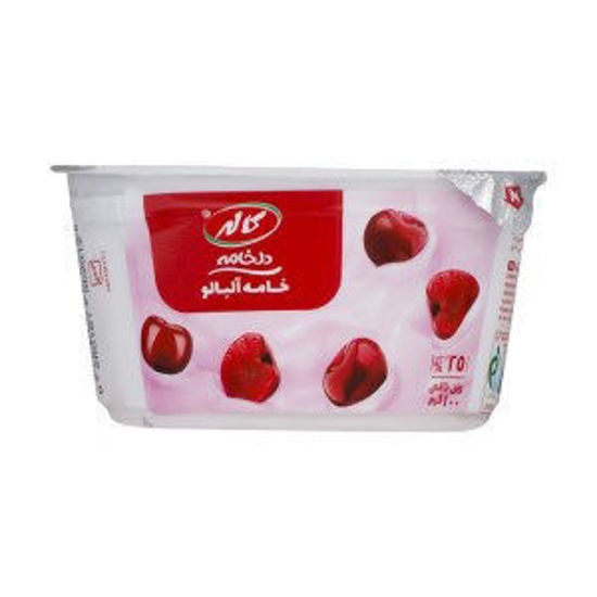 تصویر از کاله خامه آلبالو 100 گ بیضی