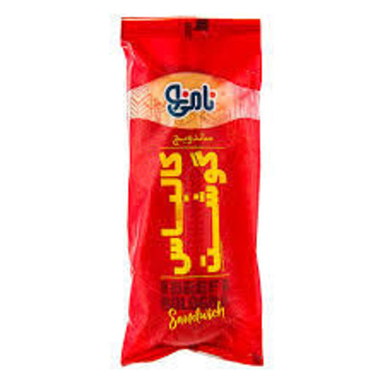 تصویر از نامی نو ساندویچ کالباس گوشت 60 درصد