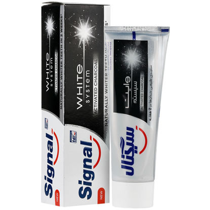 تصویر از سیگنال خمیر دندان زغالی 75م سفید کننده