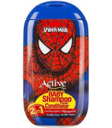 تصویر از اکتیو شامپو بچه اسپایدرمن 2در1 نرم کننده 280گ