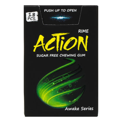 تصویر از اکشن آدامس نعنا تند بدون شکر جعبه ای