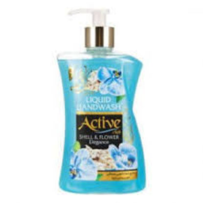 تصویر از اکتیو مایع دستشویی صدفی آبی 450گ