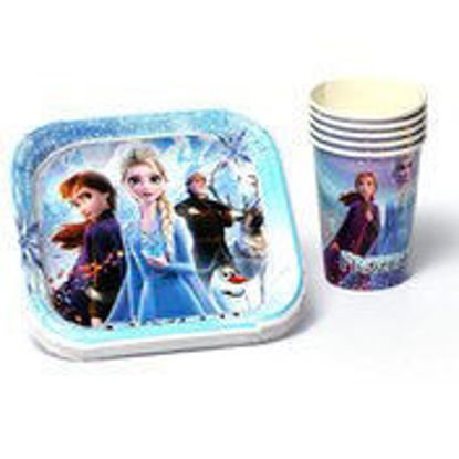 تصویر از بشقاب و لیوان طرح دار 10 و 12 تایی کاغذی