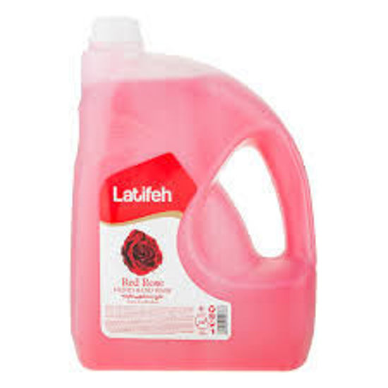 تصویر از لطیفه مایع دستشویی گل رز 3700گ